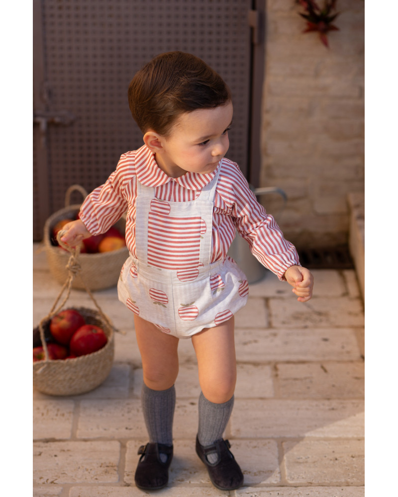 Conjunto Ranita Manzanas Niño Cocote