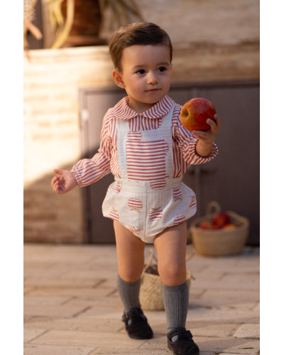 Conjunto Ranita Manzanas Niño Cocote