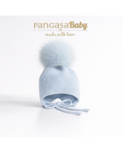 Gorro Orejero Azul Bebé Pangasa
