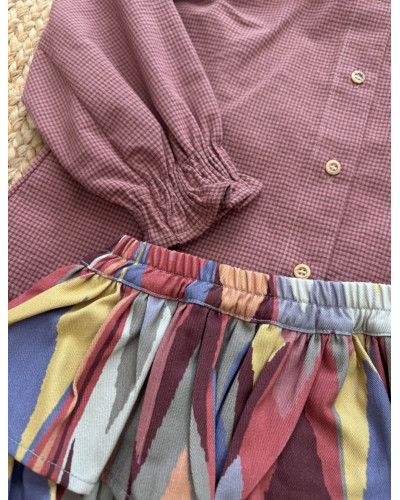 Conjunto Falda Volantes Ikat Cocote