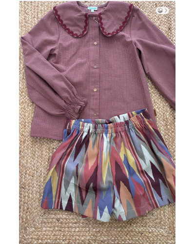 Conjunto Falda Pantalón Ikat Cocote