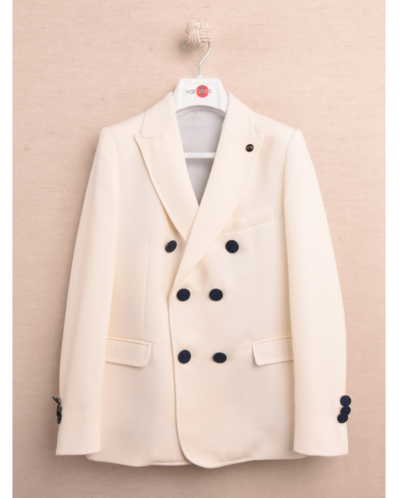 Americana Cruzada Beig Varones