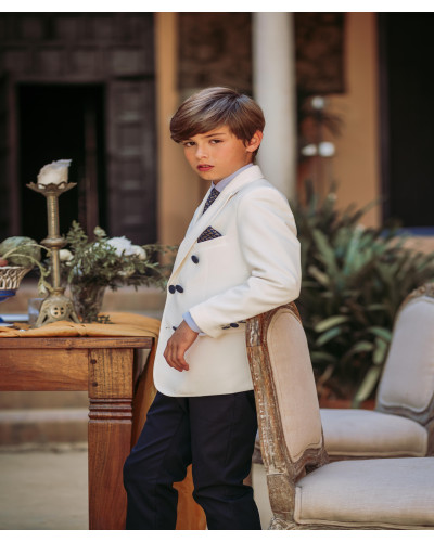 Americana Cruzada Beig Varones