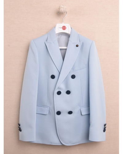 Americana Cruzada Celeste Varones