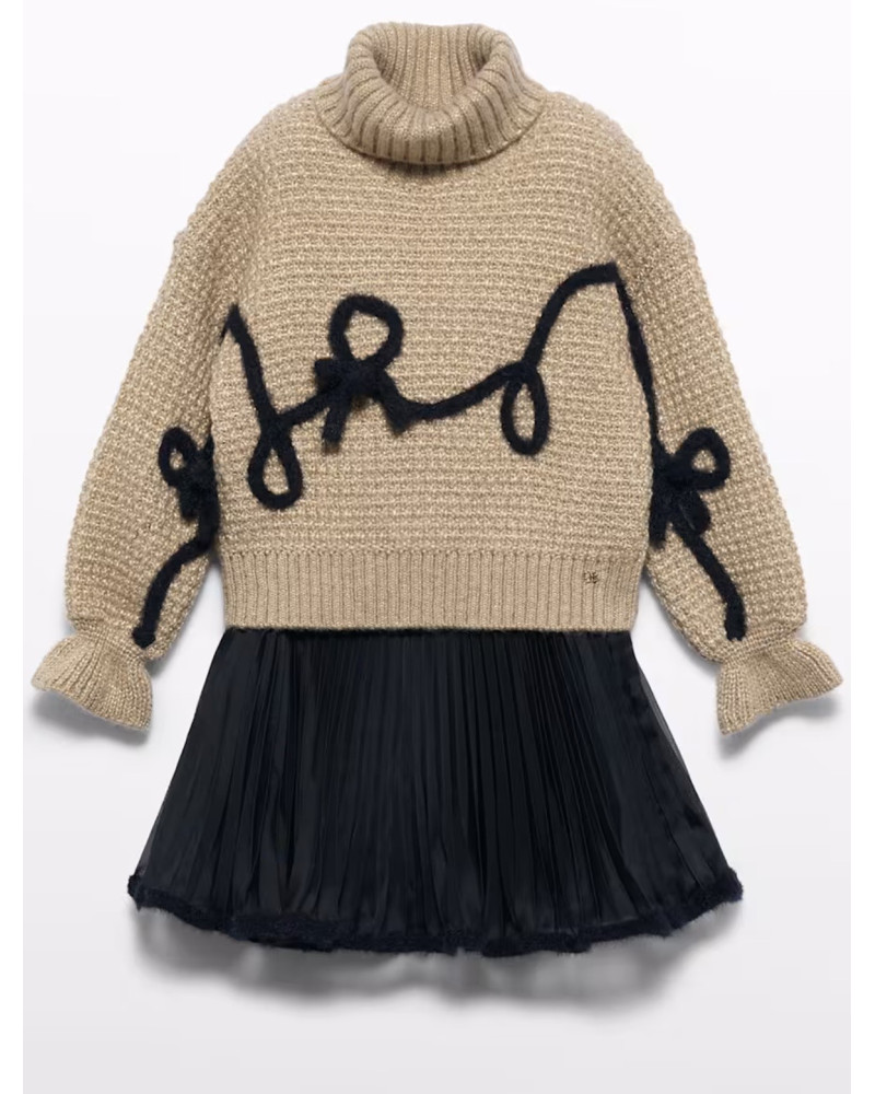 Conjunto Falda Organza Plisada Abel y Lula