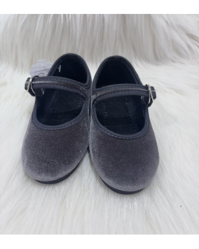 Mercedita Terciopelo Gris