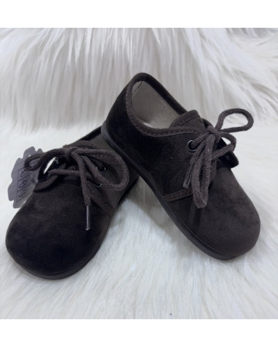 Blucher Terciopelo Chocolate