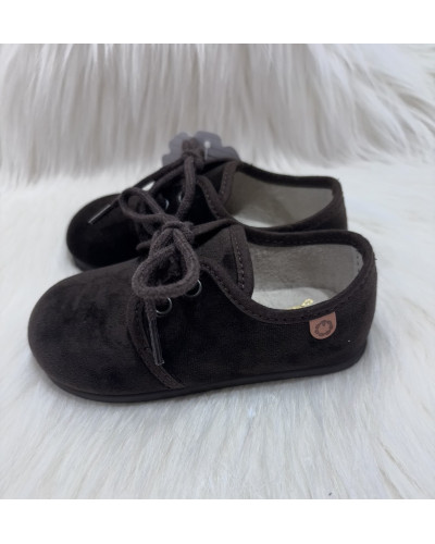 Blucher Terciopelo Chocolate