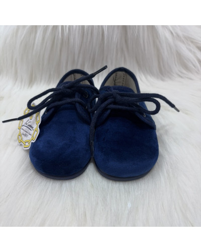 Blucher Terciopelo Marino