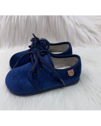 Blucher Terciopelo Marino