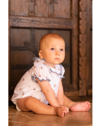 Pelele Blanco Estampado Cocote