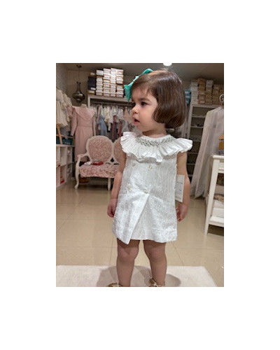 Jesusito Cuello Nido Abeja Verde Copo