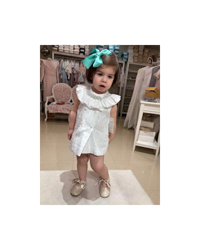 Jesusito Cuello Nido Abeja Verde Copo