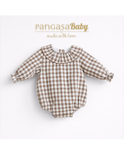 Pelele Vichy Chocolate Pangasa