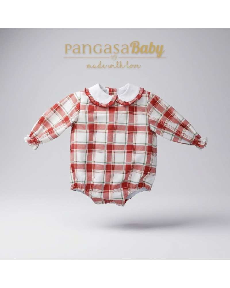 Pelele Herrera Cuadros Rojos Pangasa