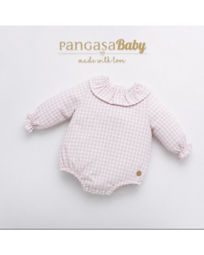 Pelele Vichy Rosa Pangasa